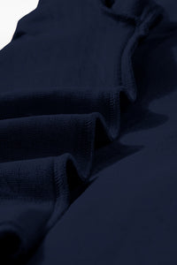 Cable Texture Puff Sleeve Loose Shacket - KaleaBoutique.com