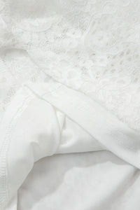 KaleaBoutique Stylish Tie Spaghetti Straps Floral Lace Overlay Long Dress - KaleaBoutique.com