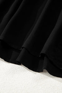 KaleaBoutique Comfortable Hidden Buttons Short Sleeve Ruffle Tiered Long Flared Dress - KaleaBoutique.com