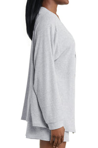 KaleaBoutique Stylish 3 Pieces Rib Crop Camisole Matching Shorts Lounge Set with Cardigan - KaleaBoutique.com