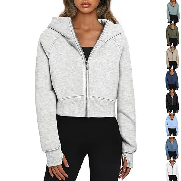 KaleaBoutique Women's Solid-Color Hooded Sweatshirt - KaleaBoutique.com