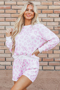 KaleaBoutique Stylish Leopard Animal Print Pullover and Shorts Loungewear - KaleaBoutique.com