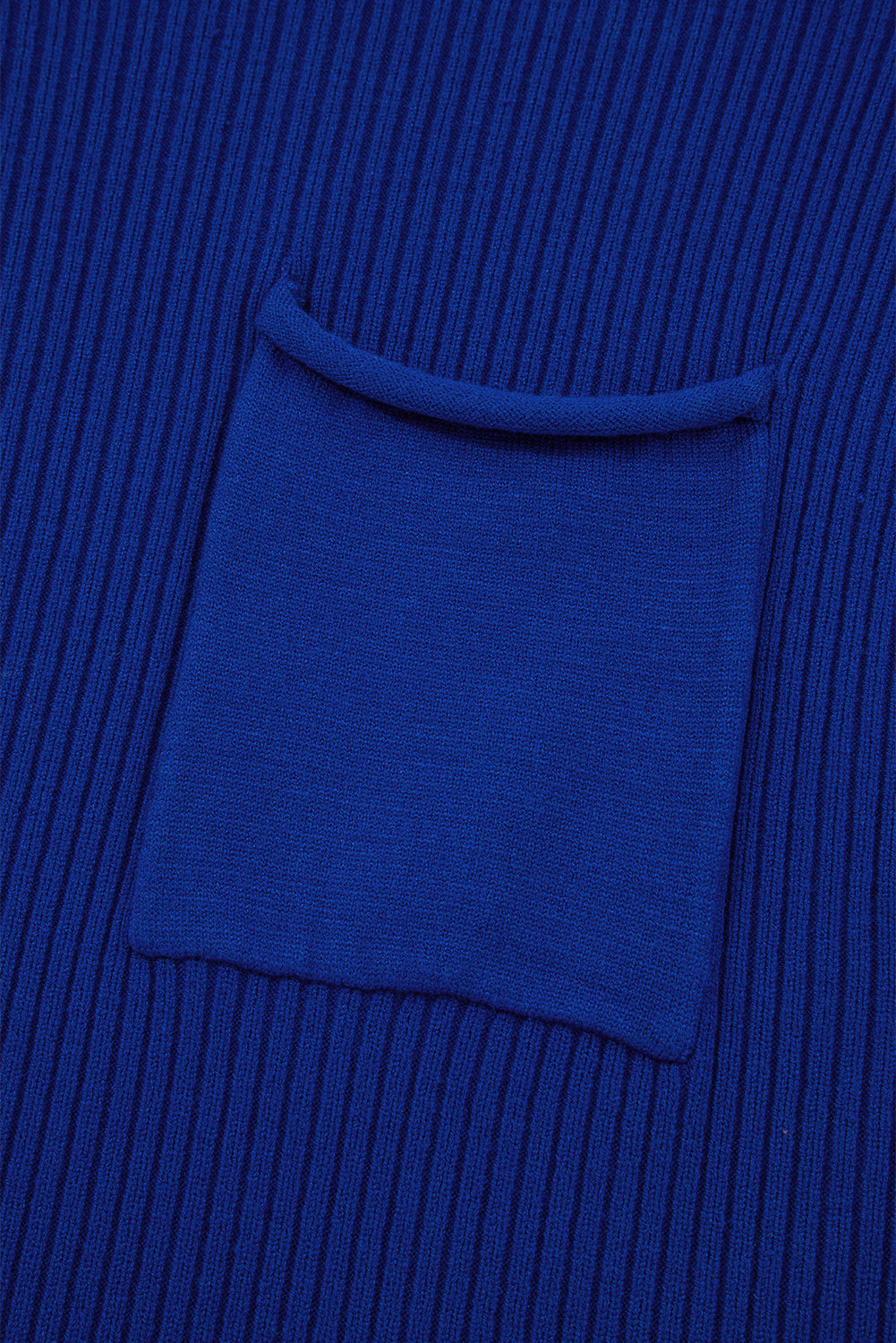KaleaBoutique Comfortable Patch Pocket Ribbed Knit Short Sleeve Sweater - KaleaBoutique.com