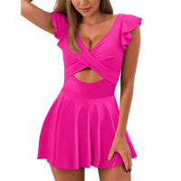 KaleaBoutique Women's Flounced One-Piece Swimsuit - KaleaBoutique.com