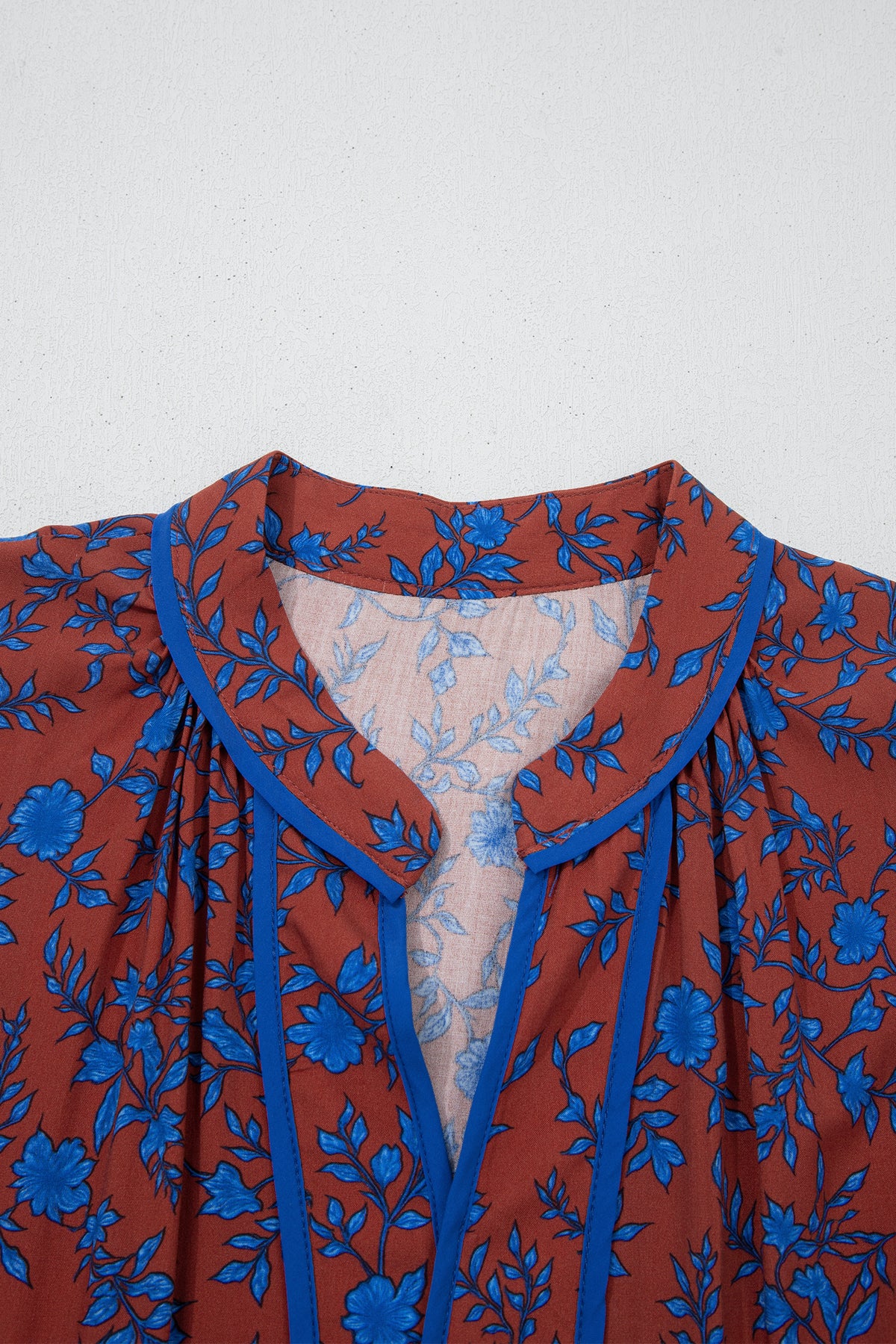 KaleaBoutique Comfortable 3/4 Puff Sleeve Tiered Loose Floral Dress - KaleaBoutique.com