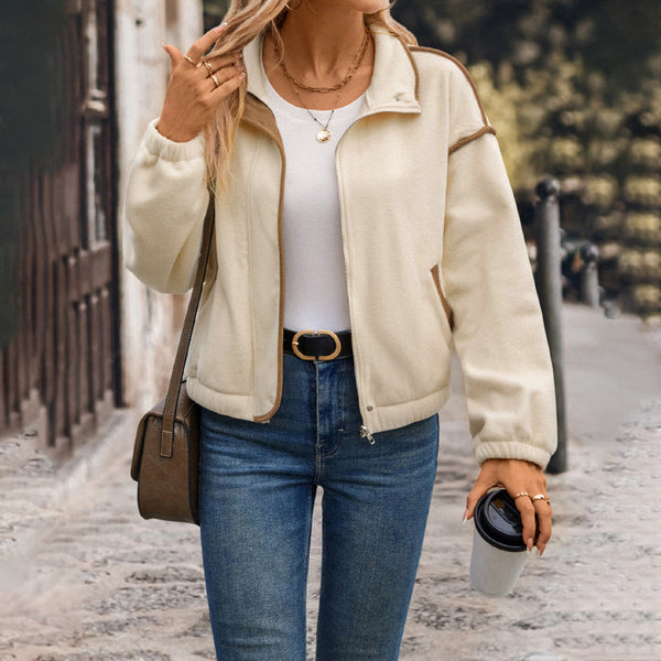 KaleaBoutique Women's Contrast-Trim Cardigan Jacket - KaleaBoutique.com