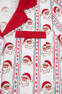 KaleaBoutique Stylish Santa & Stripes Ruffle PJ Set - KaleaBoutique.com