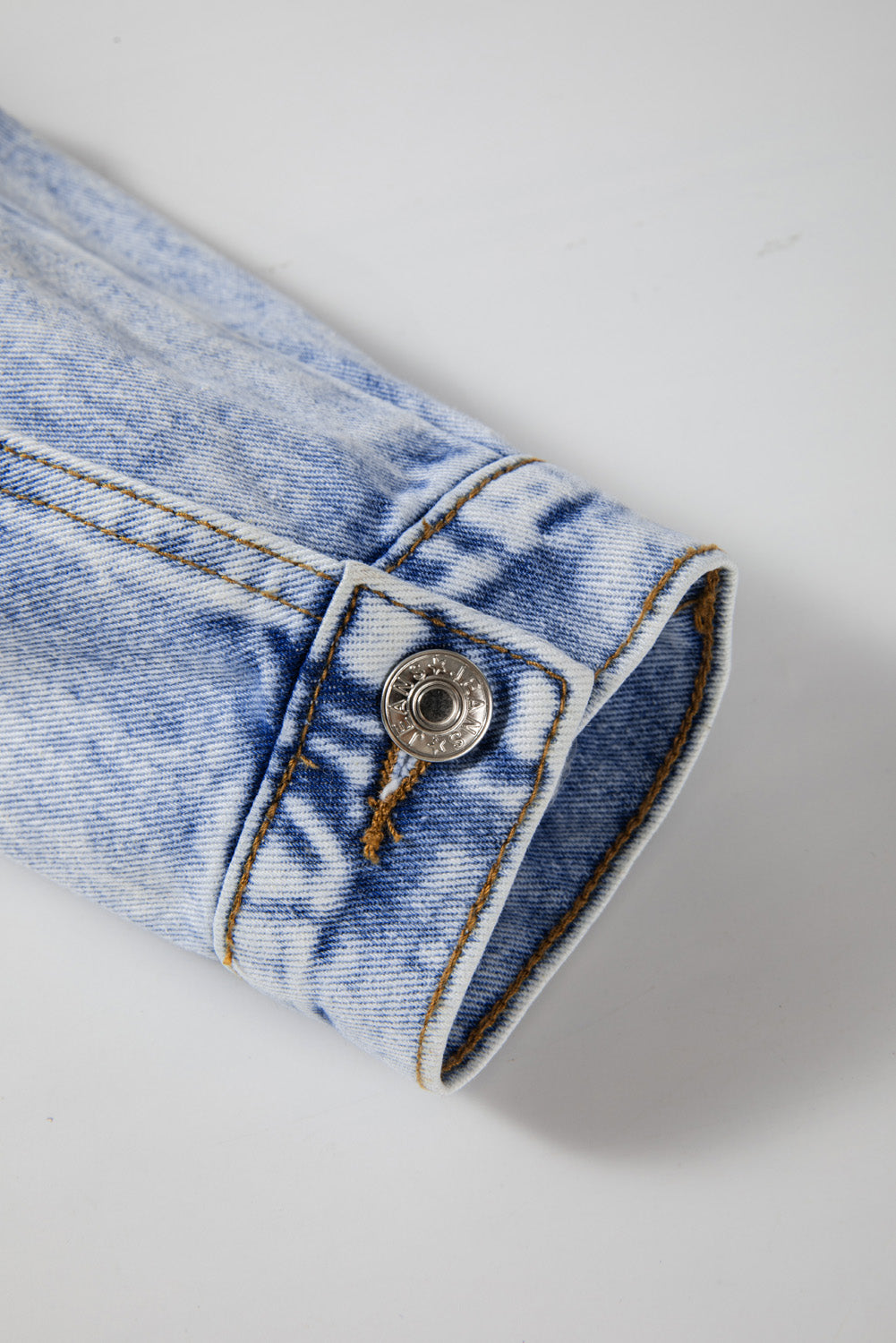 KaleaBoutque Stylish Vintage Washed Flap Pockets Denim Jacket - KaleaBoutique.com