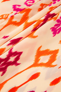 Western Abstract Geometric Printed Maxi Dress - KaleaBoutique.com