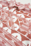 KaleaBoutique Plus Size Aztec Print Chest Pocket Shacket - KaleaBoutique.com