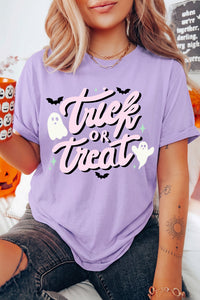 Orchid Petal Trick or Treat Halloween Tee - KaleaBoutique.com