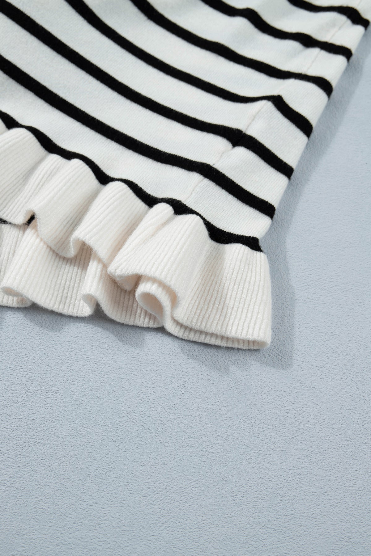 KaleaBoutique Comfortable Ruffle Trim Button Down Knit Short Sleeve Sweater Cardigan - KaleaBoutique.com