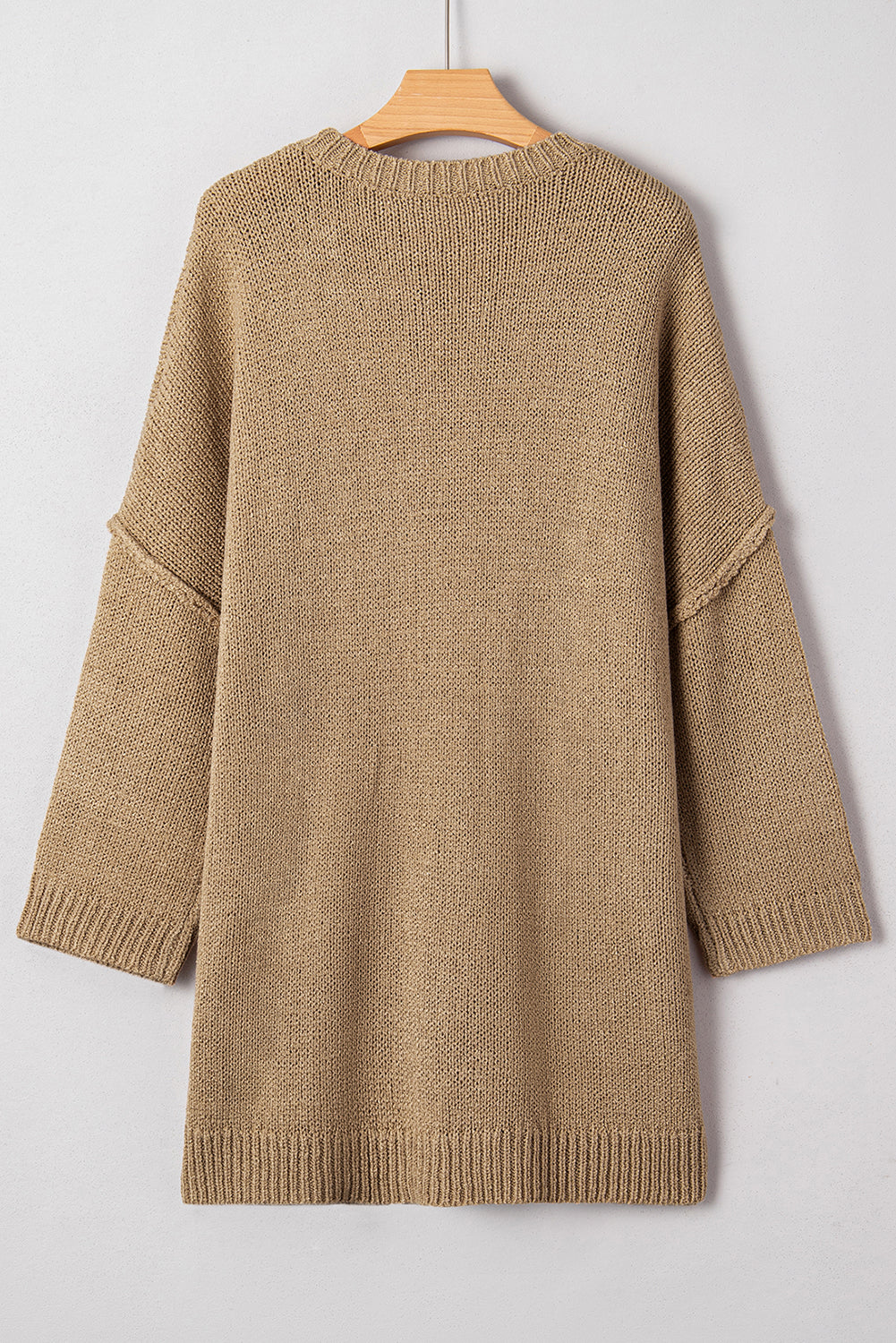 KaleaBoutique Stylish Oversize Drop Shoulder Slouchy Sweater Dress - KaleaBoutique.com