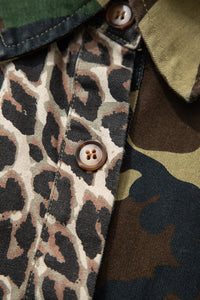 Leopard Camo Patchwork Oversize Shacket - KaleaBoutique.com