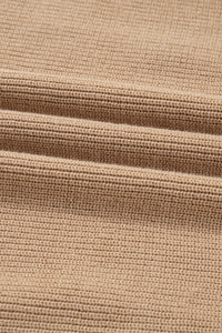 KaleaBoutique Stylish Pearl Embellished Keyhole Ribbed Sweater Dress - KaleaBoutique.com