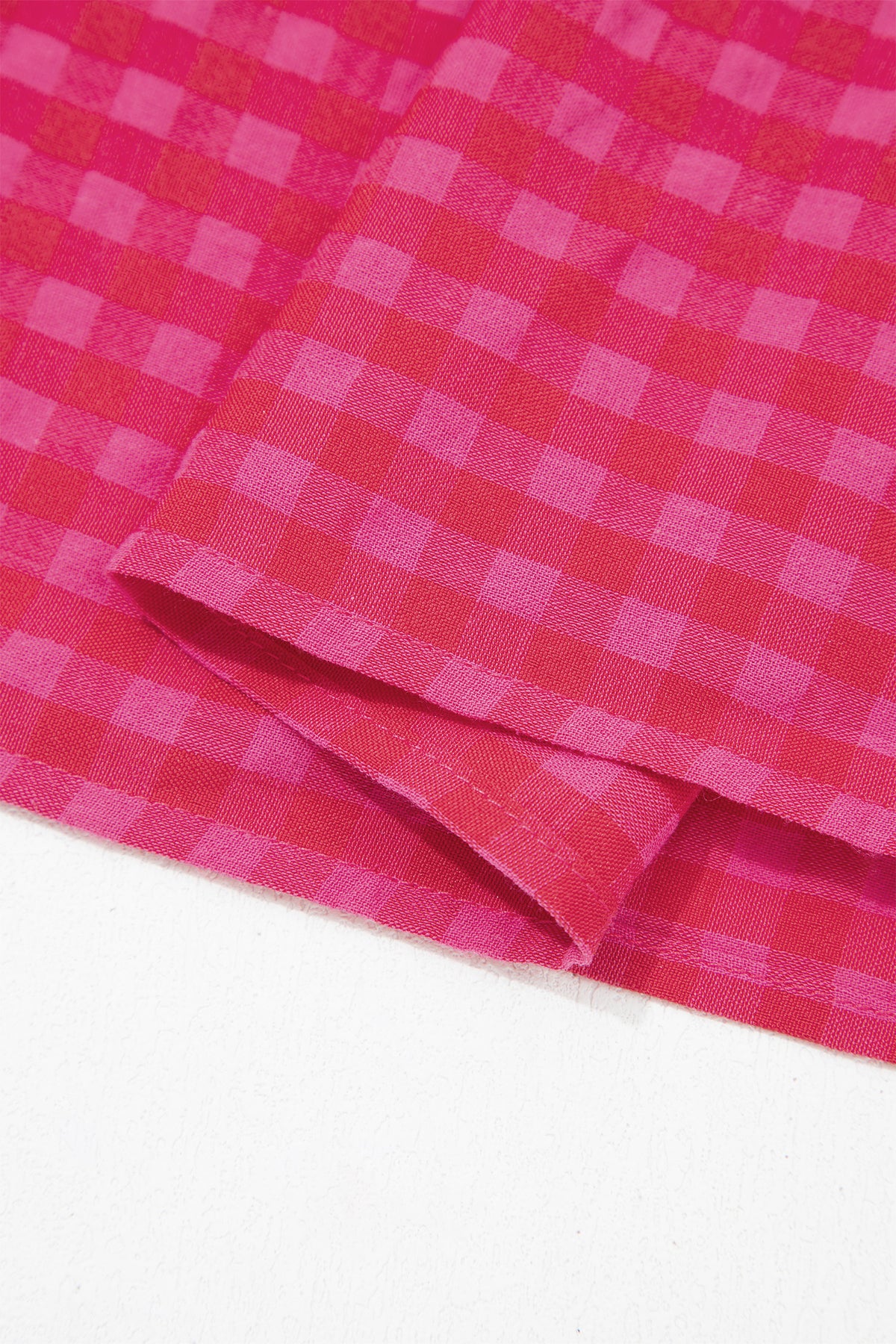 KaleaBoutique Comfortable Plaid Square Neck Fit-and-flared Vacation Sundress - KaleaBoutique.com