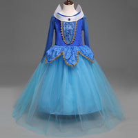 Princess Dress Inserted Beads Bright Silk Performance Dress - KaleaBoutique.com