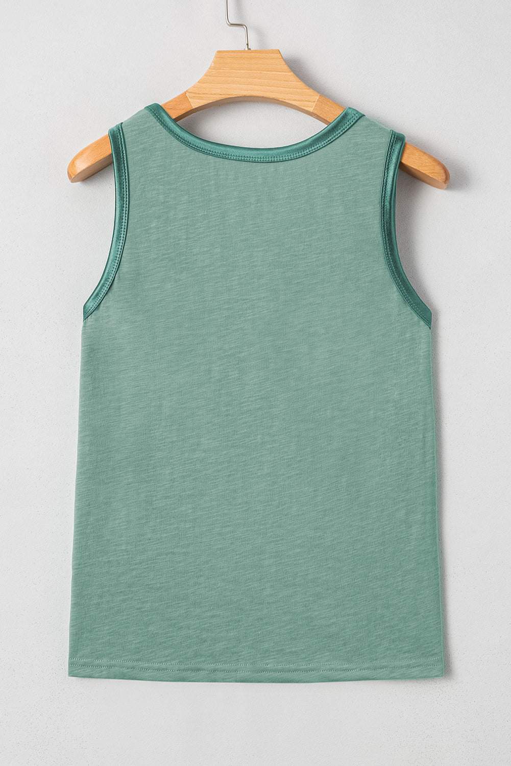 KaleaBoutique Metallic Sheen Edge Scoop Neck Tank Top - KaleaBoutique.com