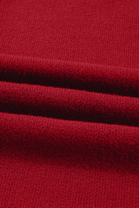 KaleaBoutique Stylish Ribbed High Neck Front Pockets Center Seam Shift Sweater Dress - KaleaBoutique.com