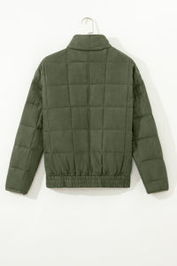 Zip-Up Pocket Quilted Jacket - KaleaBoutique.com