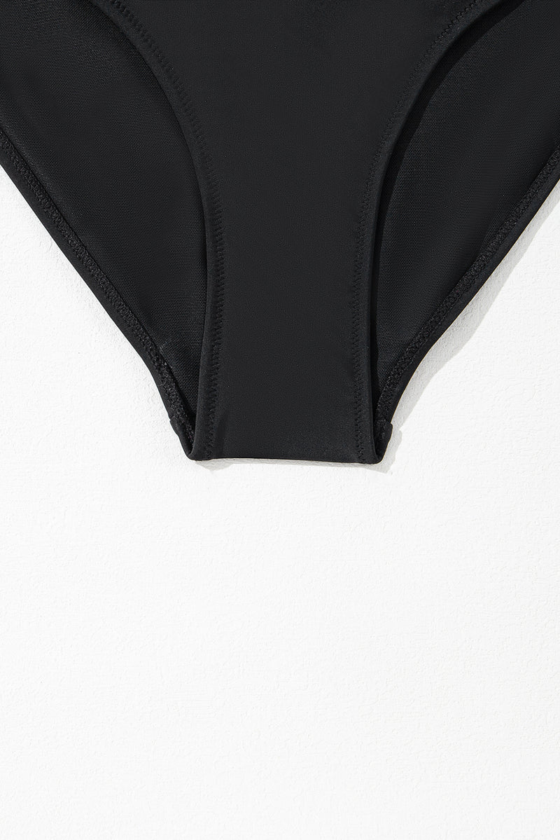 KaleaBoutique Beautiful Eye-Catching Crossover Colorblock Cutout One Piece Swimsuit - KaleaBoutique.com