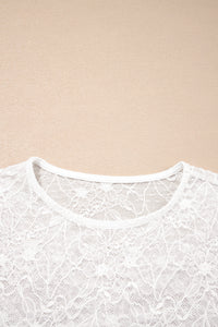 KaleaBoutique Comfortable Long Sleeve Sheer Mesh Lace Top - KaleaBoutique.com