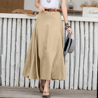Hot Sale Fashion Ladies All-match Tutu A- Line Skirt High Waist Slimming Plus Size Long Dress - KaleaBoutique.com