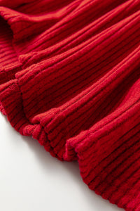 KaleaBoutique Comfortable Ribbed Notched Neck Knit Long Sleeve Leggings Two Pieces Lounge Set - KaleaBoutique.com