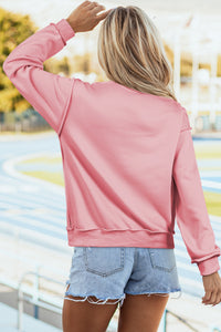KaleaBoutique Comfortable Oversize Drop Shoulder Reversible Mock Neck Sweatshirt - KaleaBoutique.com