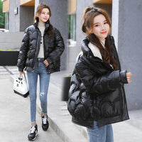 Women’s Loose-Fit Stand-Collar Quilted Jacket - KaleaBoutique.com