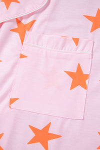 KaleaBoutique Comfortable Stars Short Sleeve Shirt and Shorts Bamboo Pajama Set - KaleaBoutique.com