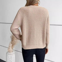Women's Cable-Knit V-Neck Button-Front Cardigan - KaleaBoutique.com