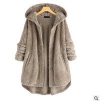 KaleaBoutique Women's Hooded Velvet-Look Sweatshirt Coat - KaleaBoutique.com