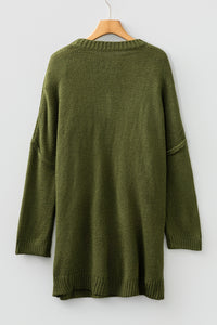 KaleaBoutique Comfortable Oversize Drop Shoulder Slouchy Sweater Dress - KaleaBoutique.com