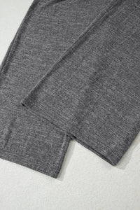 KaleaBoutique Stylish 3 Pcs V Neck T Shirt Ribbon Knot Pants Open Duster 3pcs Lounge Set - KaleaBoutique.com