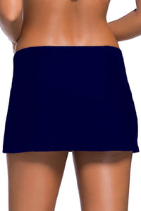 KaleaBoutique Stylish Comfortable Plus Size Navy Blue Skirted Swim Bikini Bottom - KaleaBoutique.com
