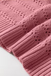 KaleaBoutique Pointelle Knit Raglan Sleeve Hooded Sweater - KaleaBoutique.com