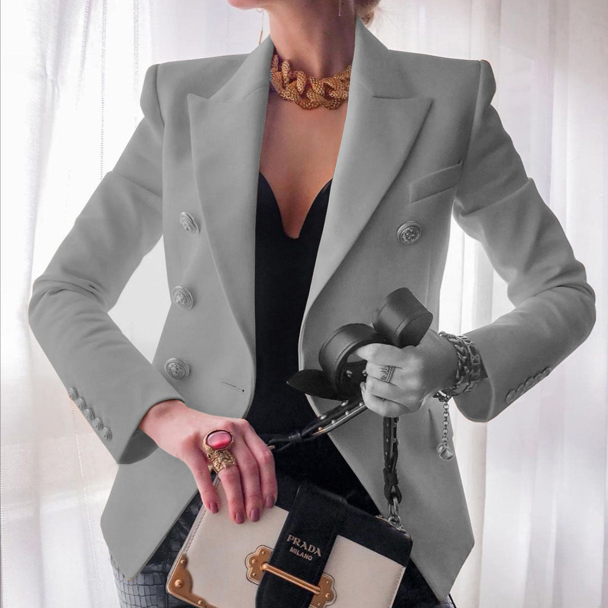 Casual suit jacket - KaleaBoutique.com
