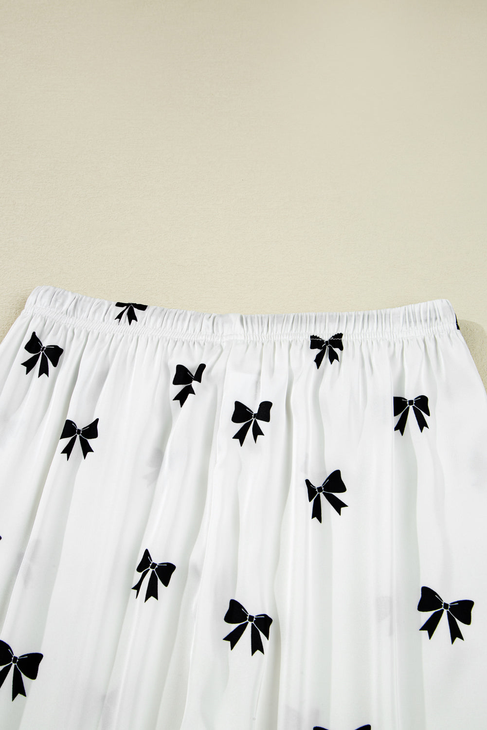 KaleaBoutique Comfortable Bows Print Two Piece Sleepwear - KaleaBoutique.com