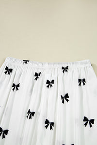 KaleaBoutique Comfortable Bows Print Two Piece Sleepwear - KaleaBoutique.com