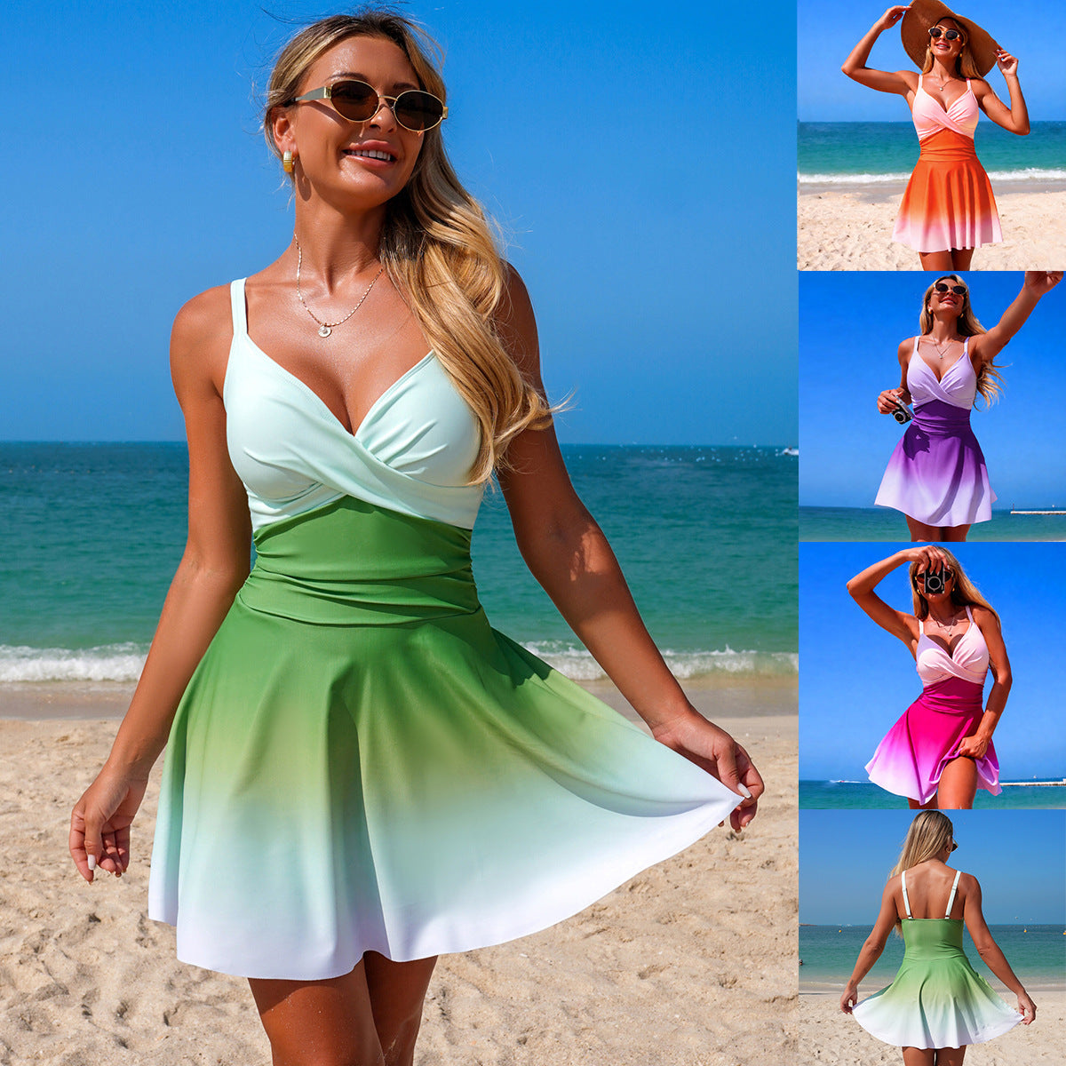 Womens One-piece Bikini-style Swimsuit - KaleaBoutique.com