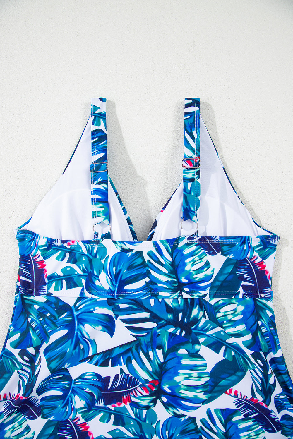KaleaBoutique Beautiful Floral Print Padded V Neck Tankini Top - KaleaBoutique.com