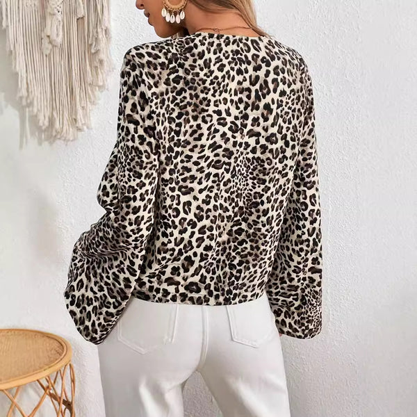 KaleaBoutique Women's Color-Block Lace-Up Long-Sleeve Top - KaleaBoutique.com