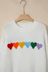 Chenille Graphic Drop Shoulder Holiday Sweater - KaleaBoutique.com