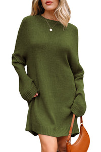 KaleaBoutique Comfortable Oversize Drop Shoulder Slouchy Sweater Dress - KaleaBoutique.com