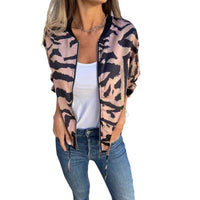 KaleaBoutique Women's Zebra-Print Zip Jacket - KaleaBoutique.com