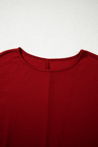 KaleaBoutique Solid Color Extended Cuffs Long Sleeve Top - KaleaBoutique.com