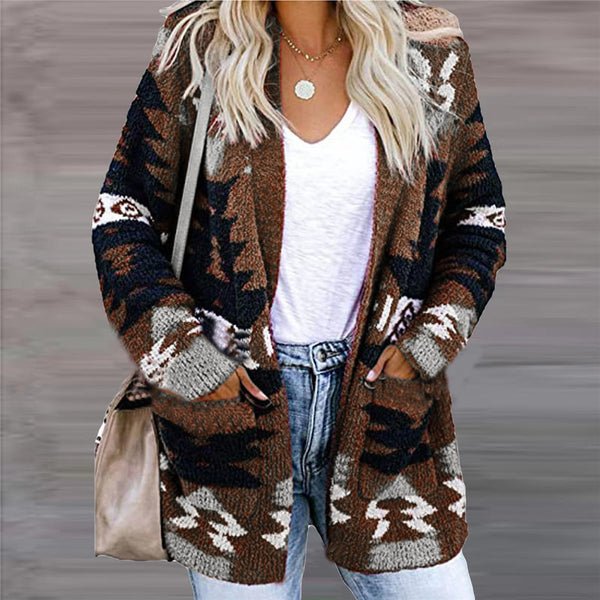 KaleaBoutique Women's Loose-Fit Holiday Knit Cardigan - KaleaBoutique.com