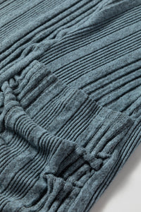 KaleaBoutique Comfortable Ribbed Open Front Knitted Top with Pockets - KaleaBoutique.com