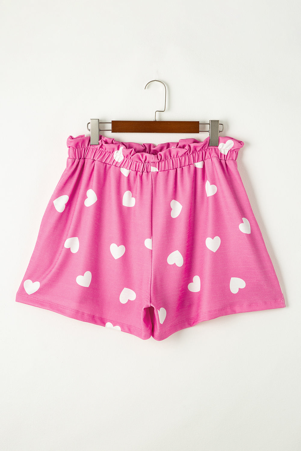 KaleaBoutique Comfortable Valentine Heart Print Long Sleeve Tee and Shorts Lounge Set - KaleaBoutique.com